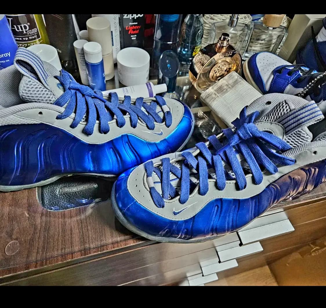 나이키 폼포짓 로얄 블루 게임로얄 스포츠 290 소장품 팝니다  상품이미지3