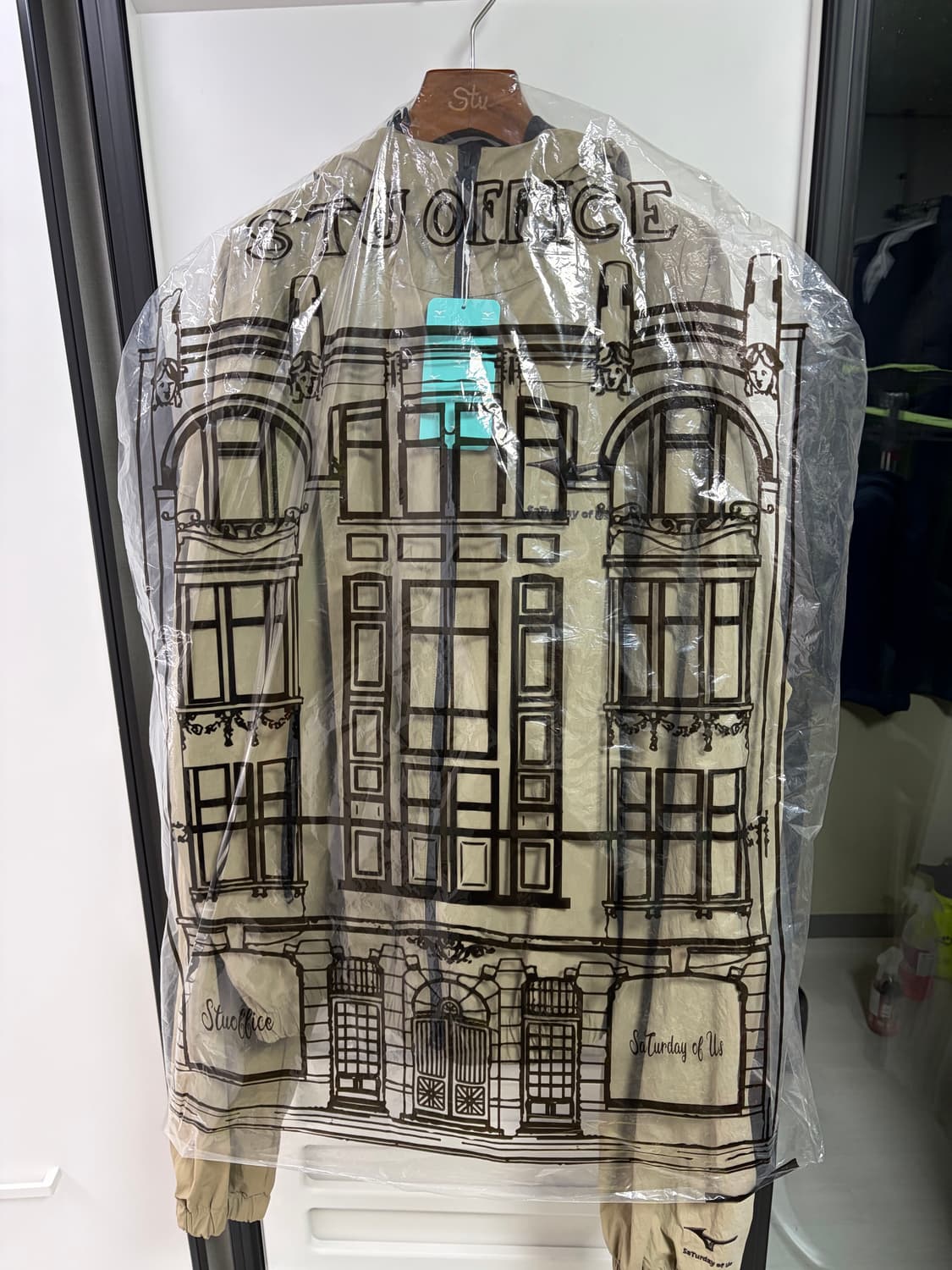 (L) STU 윈드 브레이커 (바람막이) 베이지 상품이미지5