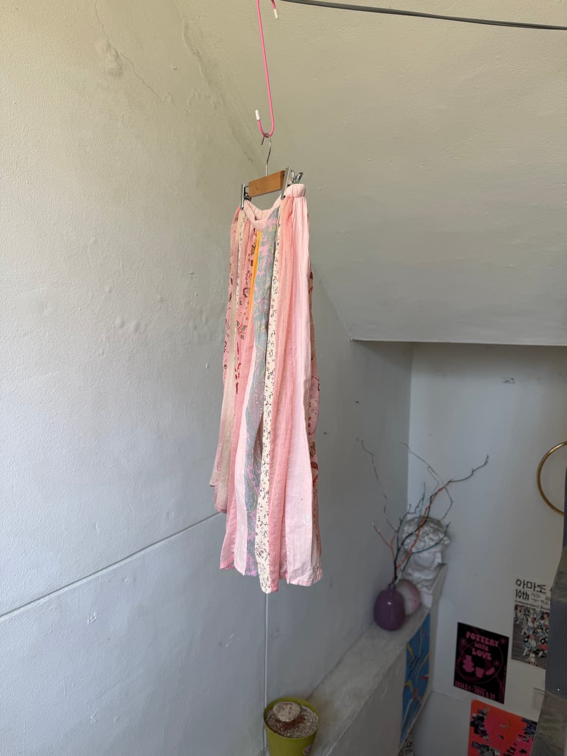 패치 프린트 플레어 미디 스커트 상품이미지8