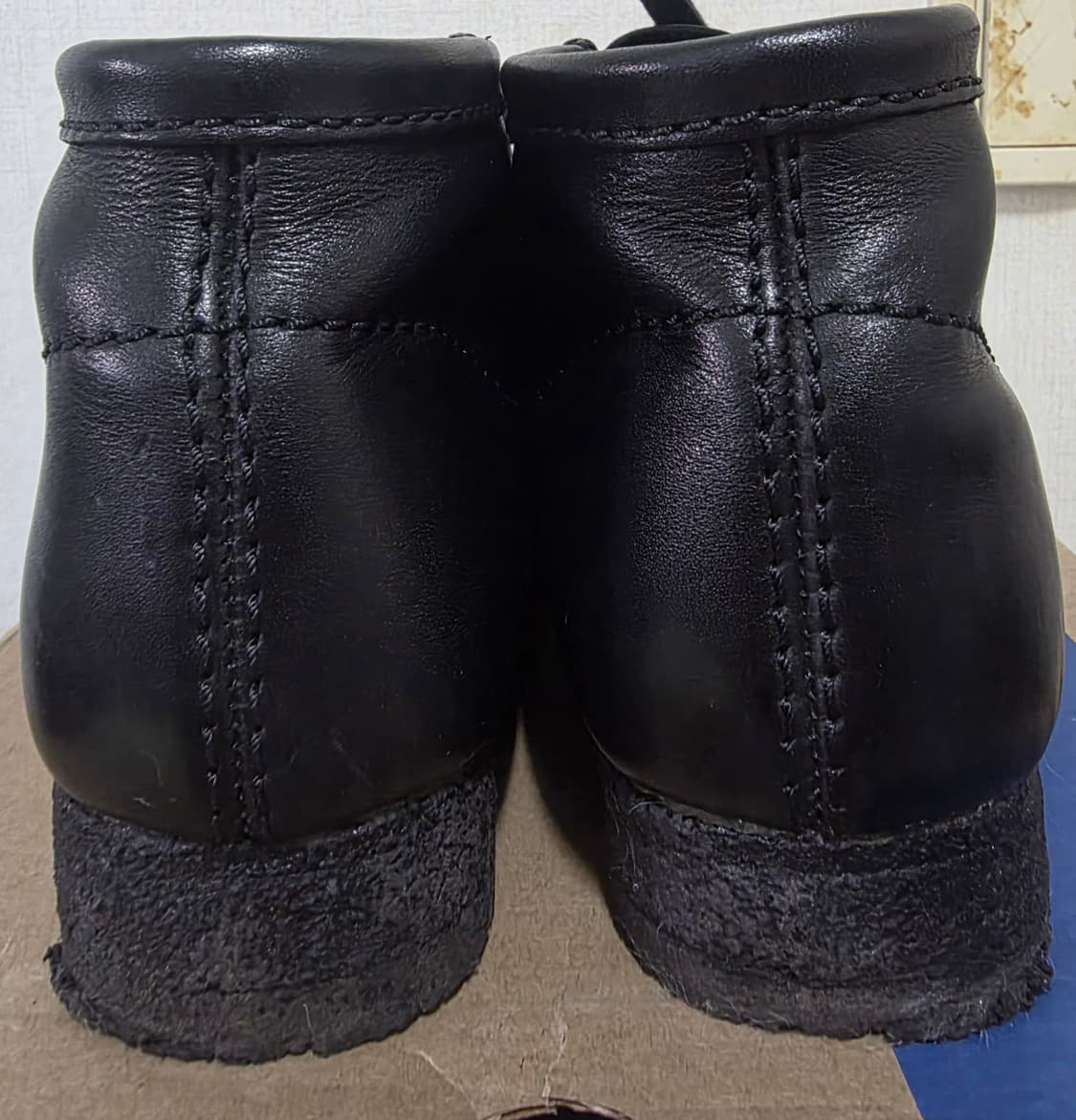 클락스 왈라비 부츠 레더 블랙 260 사이즈 상품이미지3