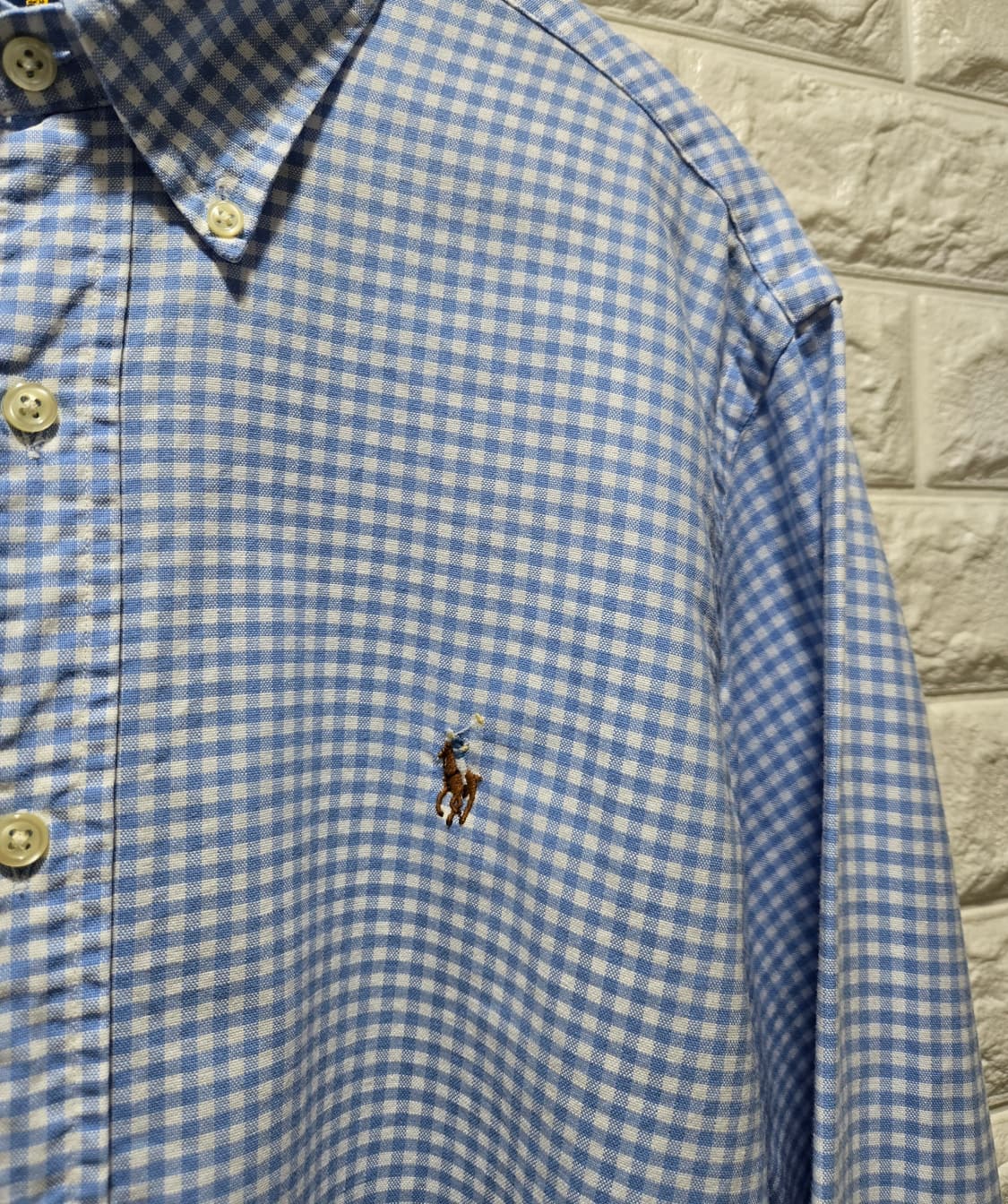 랄프로렌 멀티포니 클래식핏 체크셔츠 100~105 상품이미지4