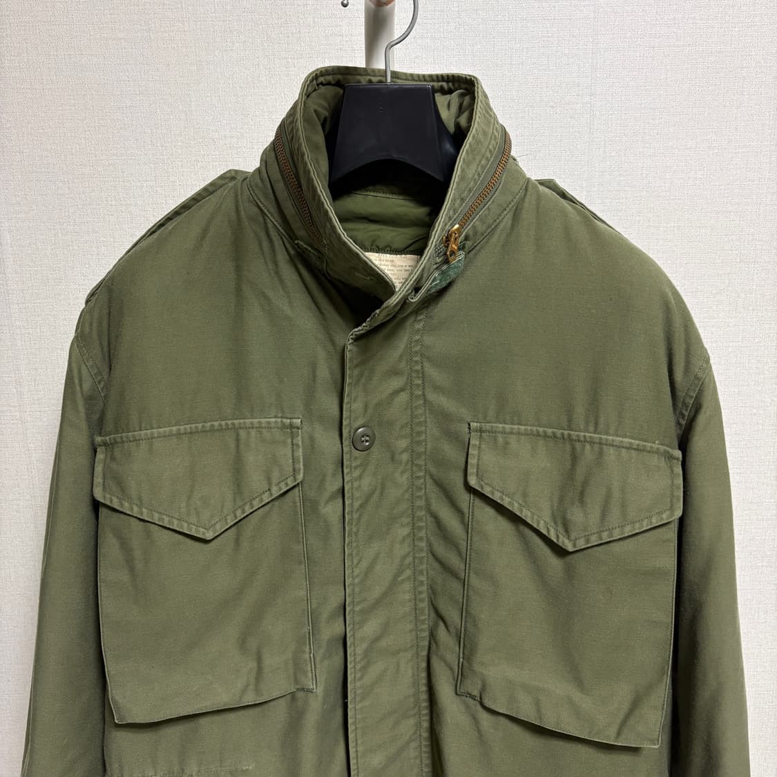 70s 오리지널 M65 3세대 필드자켓 TALON 지퍼 (내피포함) /M 상품이미지2