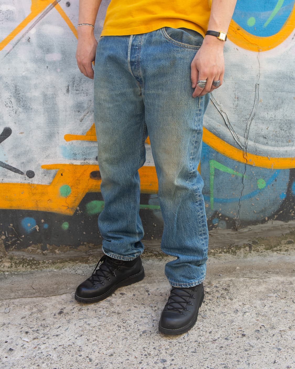 90s 리바이스 501 데님 팬츠 34/32 USA made 상품이미지2