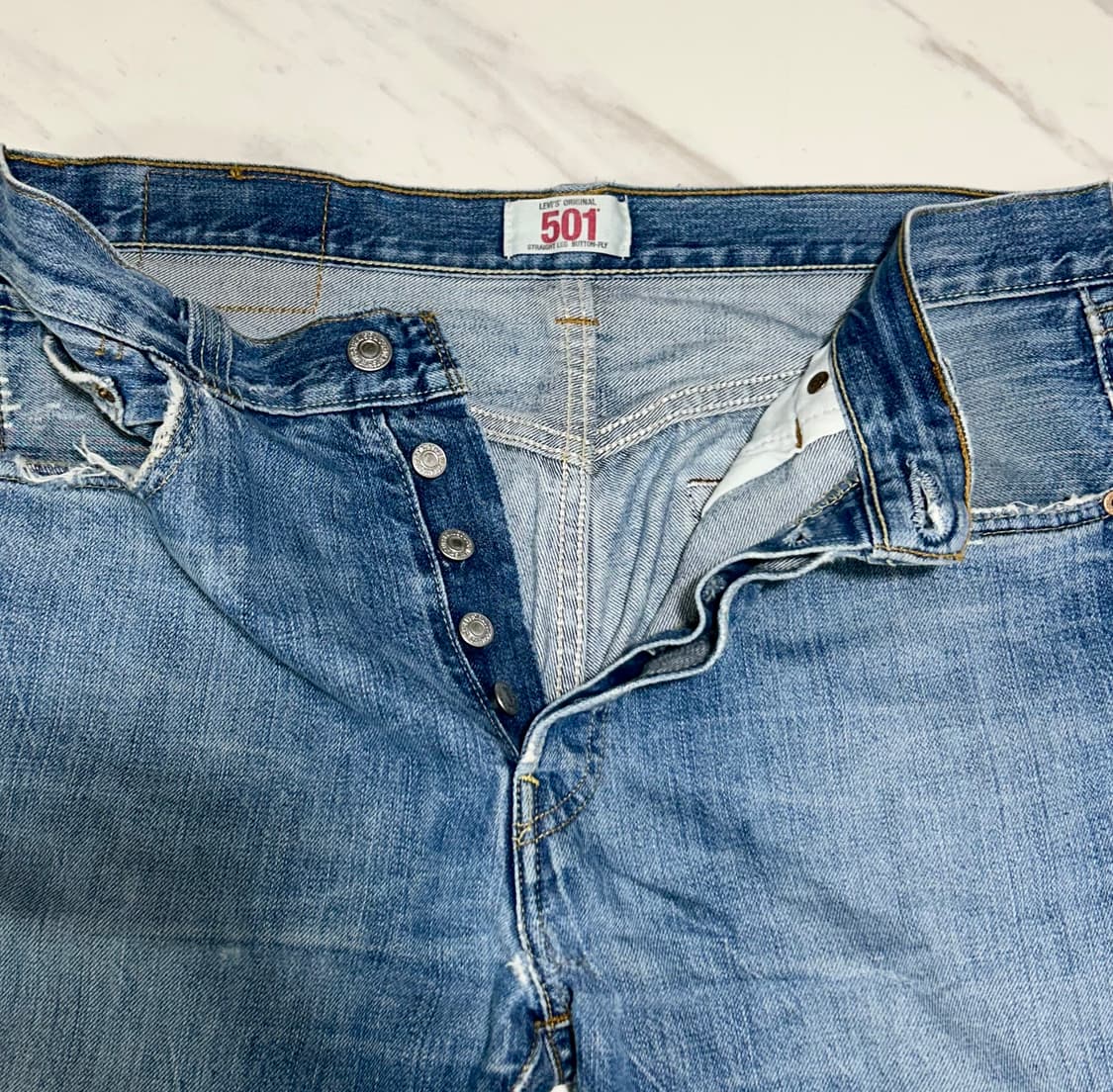 00s Levi’s 501 straight fit size W33/L32 상품이미지5