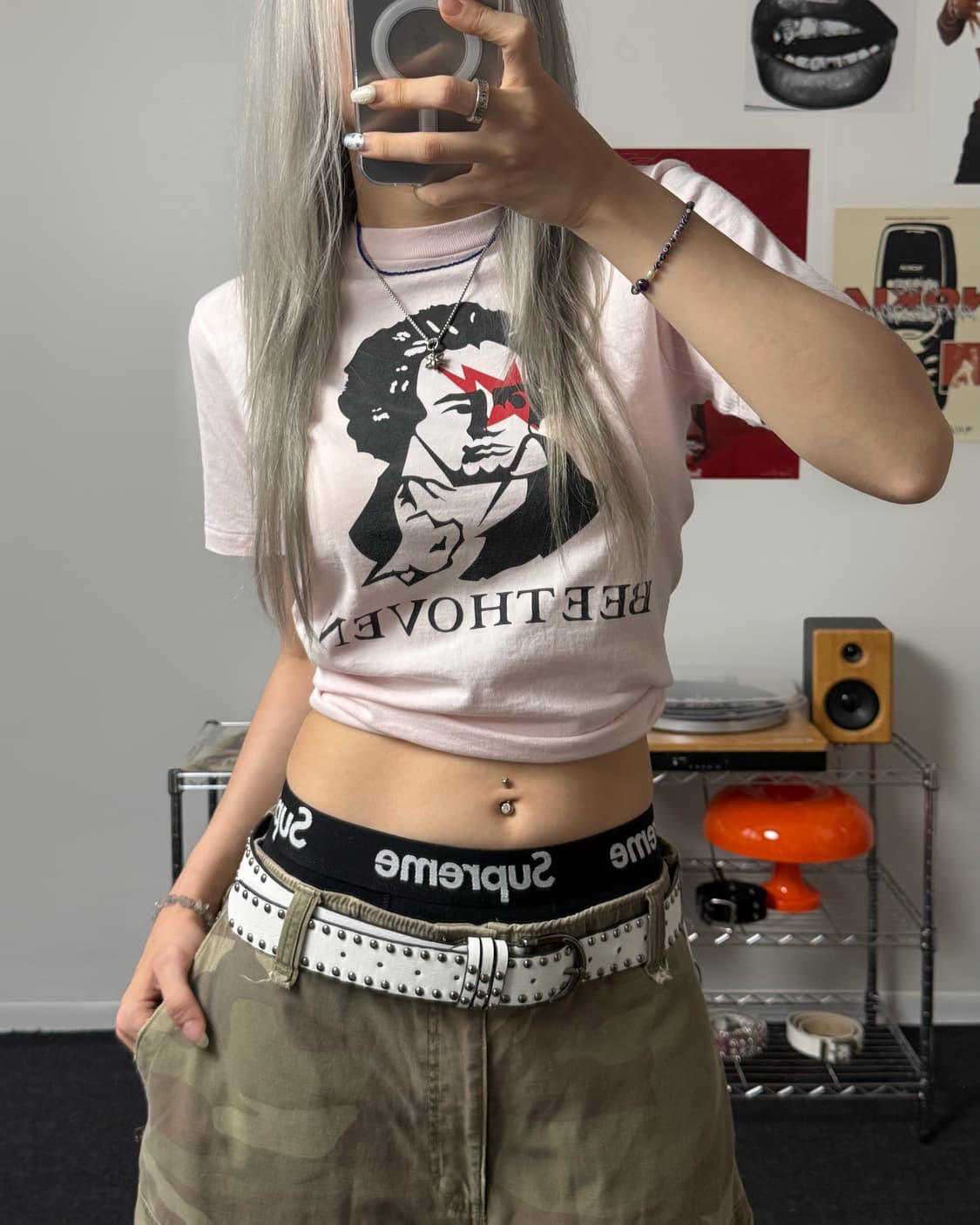 베이프 00s 베이프 스타 베토벤 반팔 티셔츠 상품이미지2