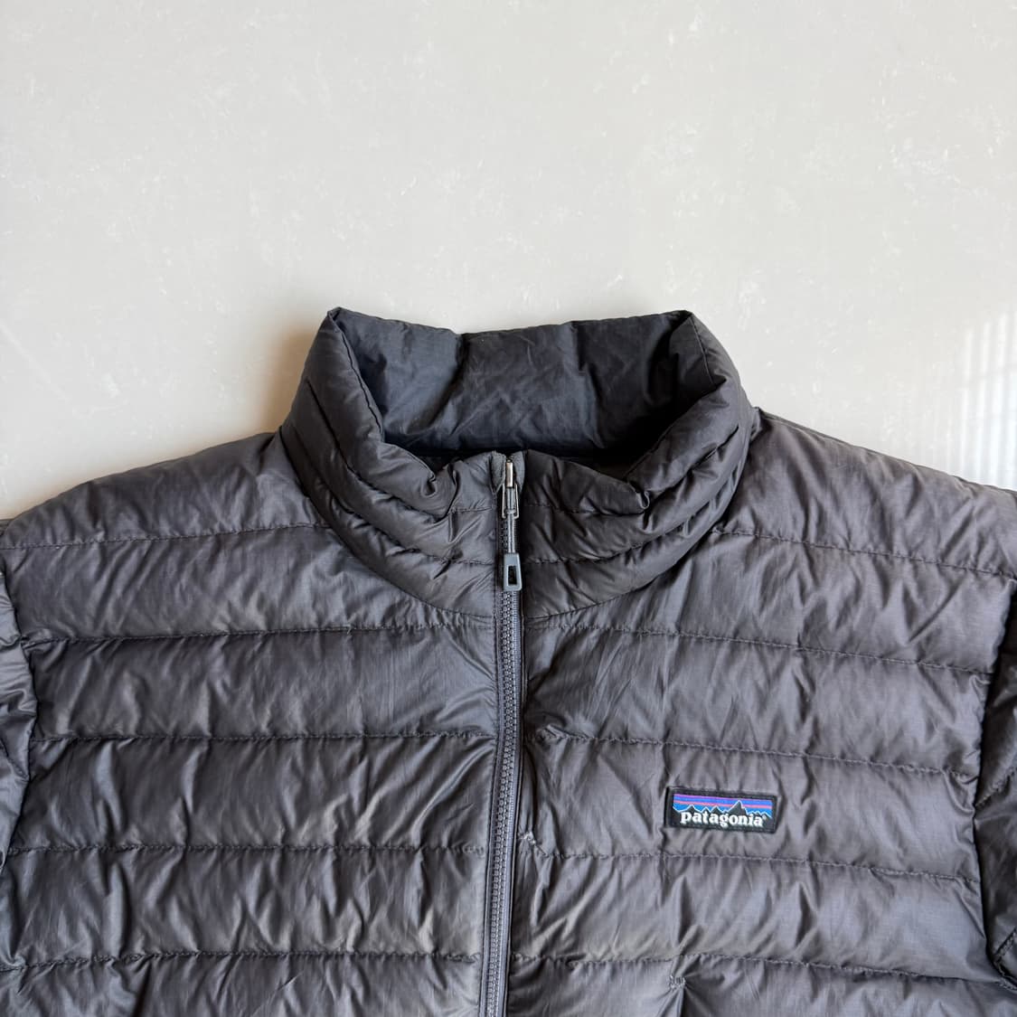 [L] 파타고니아 빈티지 다운스웨터 포지그레이 상품이미지1