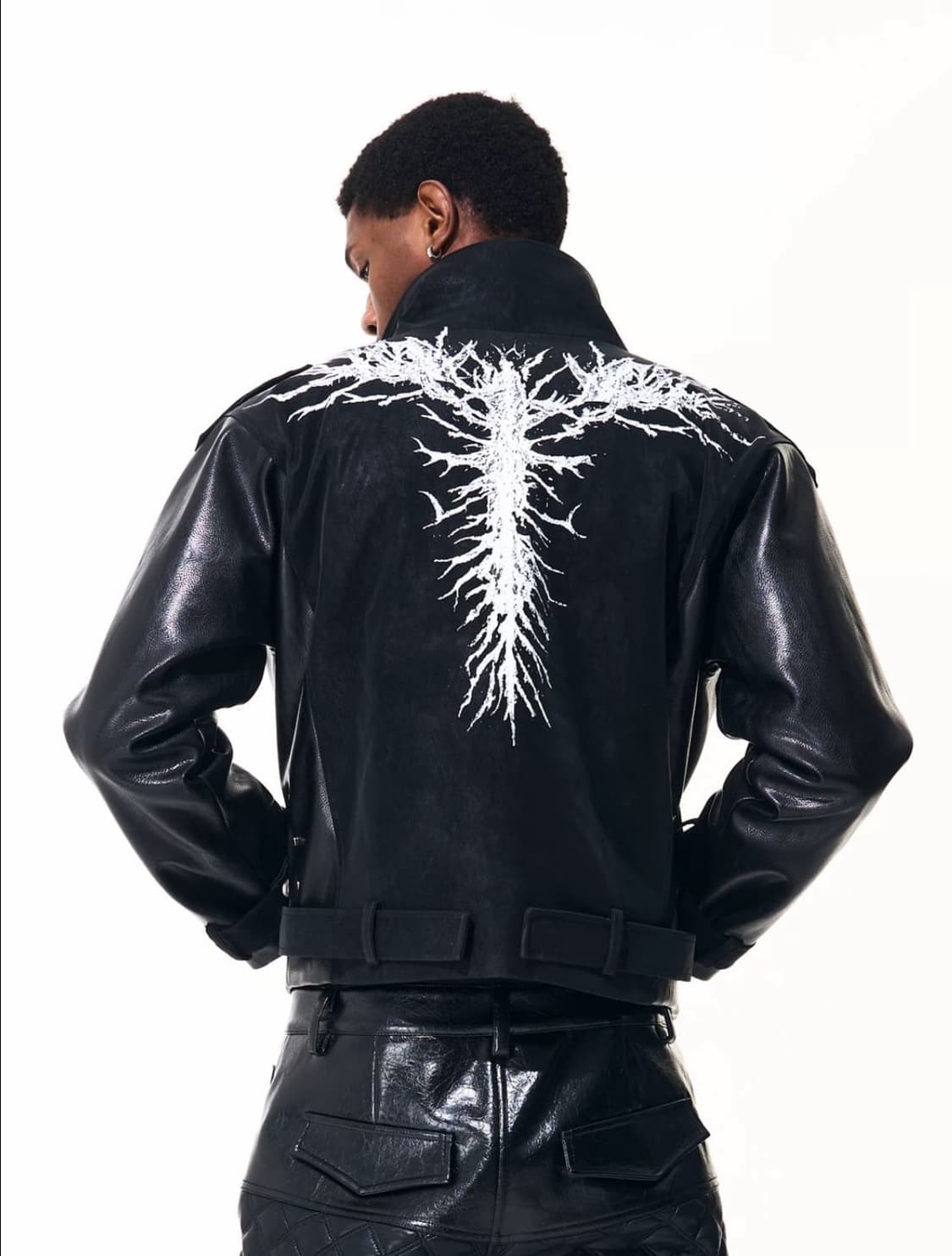 Opium Blackroot Shear Leather Jacket 상품이미지2