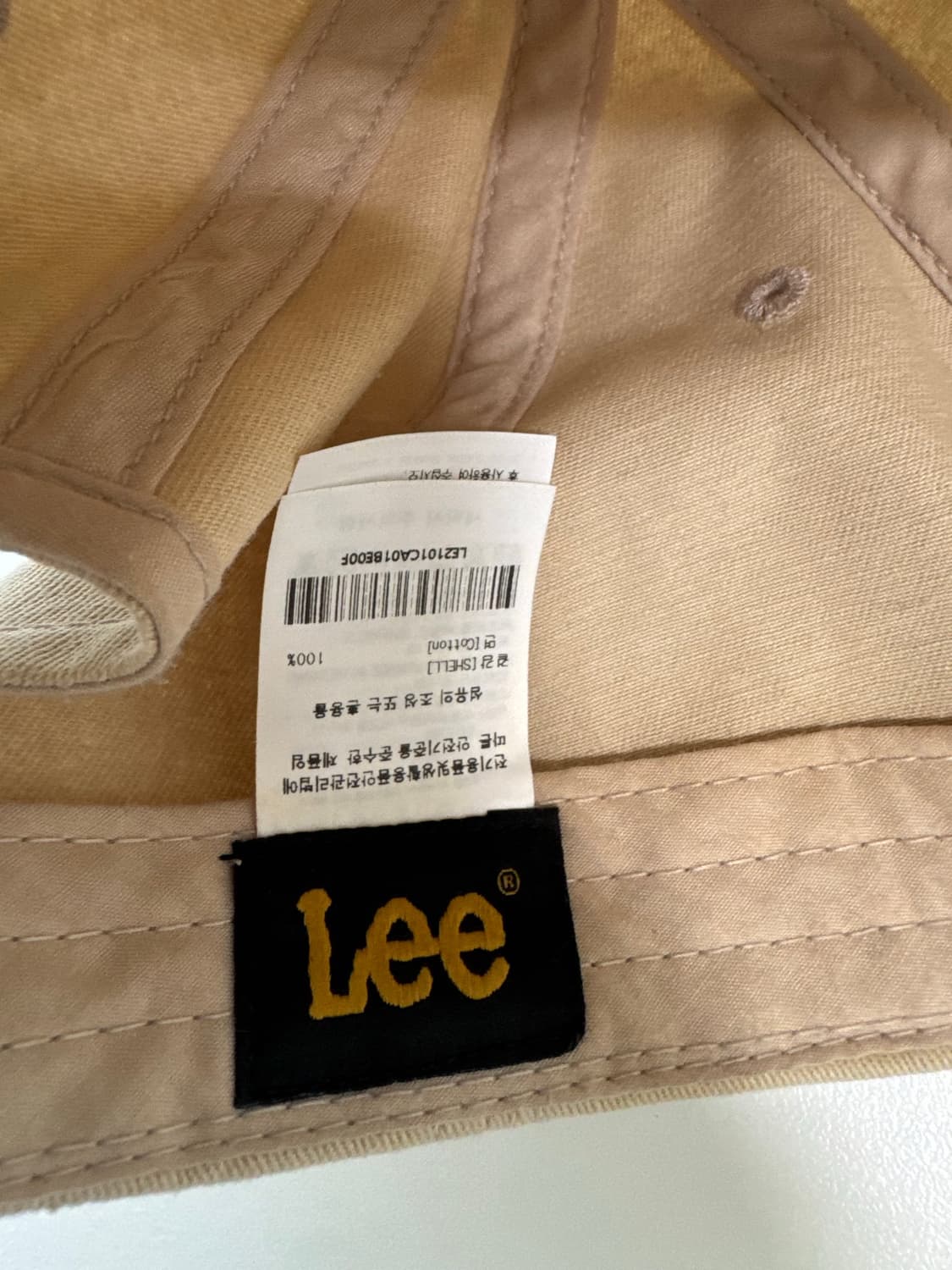 LEE 볼캡 모자 베이지 상품이미지4