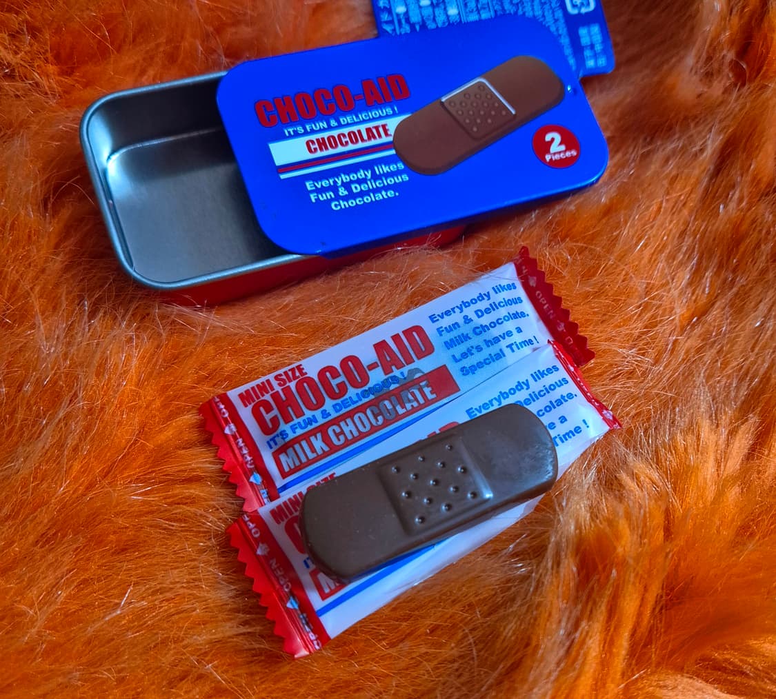 CHOCO-AID 카라비너 초코 틴케 새상품 상품이미지7