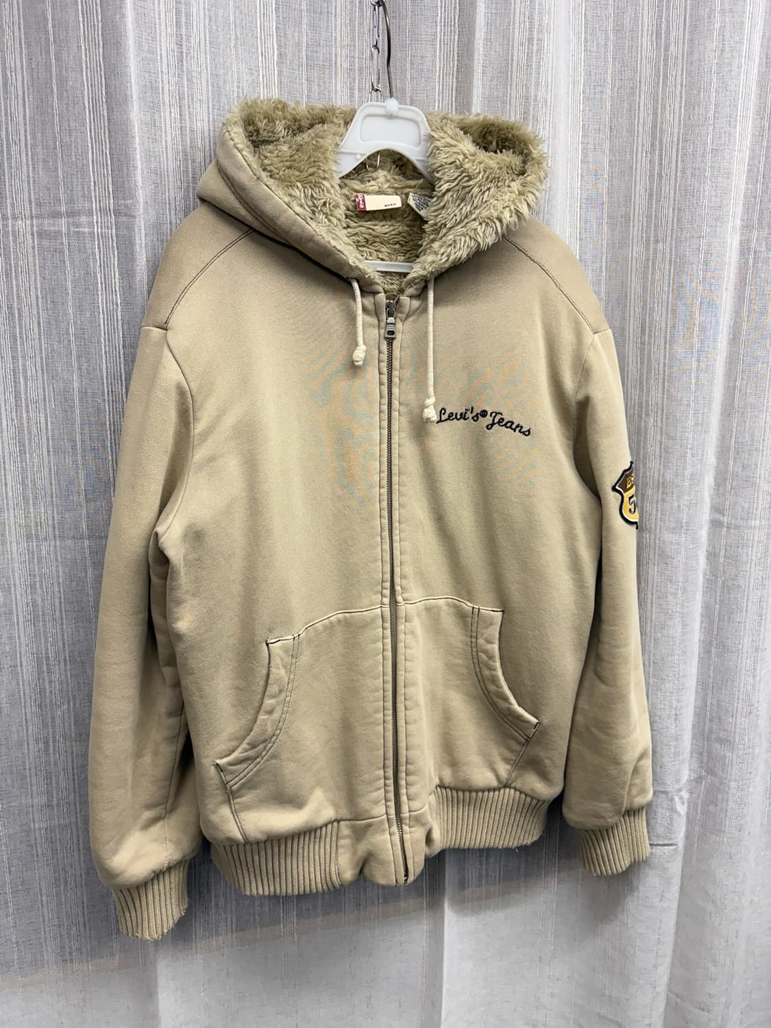 리바이스 빈티지 양털안감 퍼 후드집업 상품이미지5