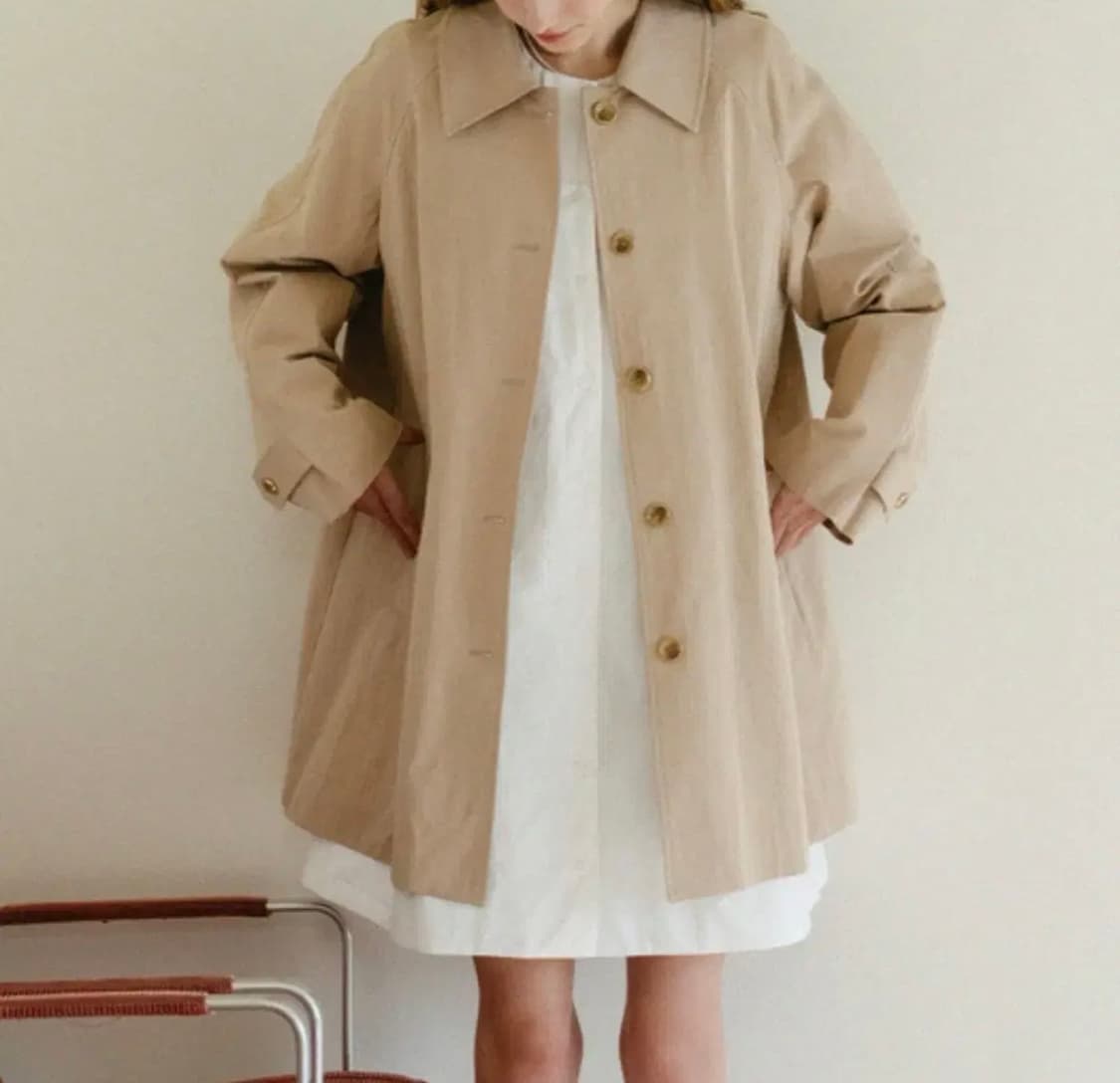 언에디트 Kayla 하프 트렌치 코트 상품이미지1