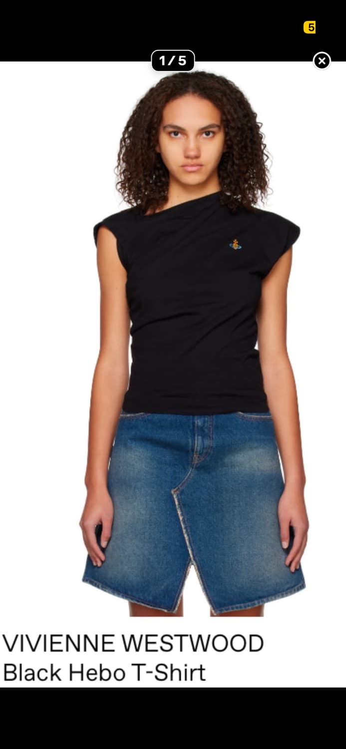 비비안웨스트우드 유니크 반팔티셔츠 XS 상품이미지1