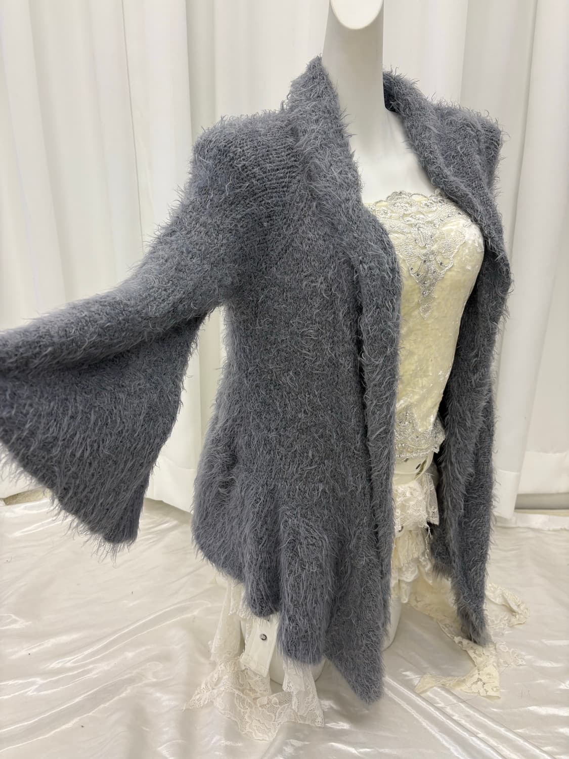 앙고라 소라 언발 가디건 상품이미지2