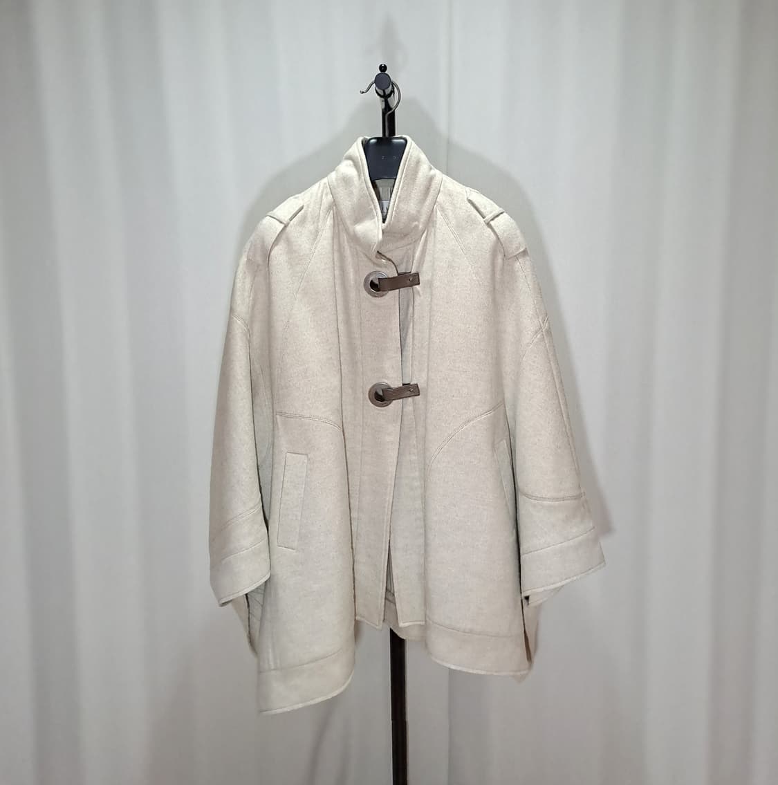 (택포) 타임 울 케이프 코트 F B309 상품이미지1