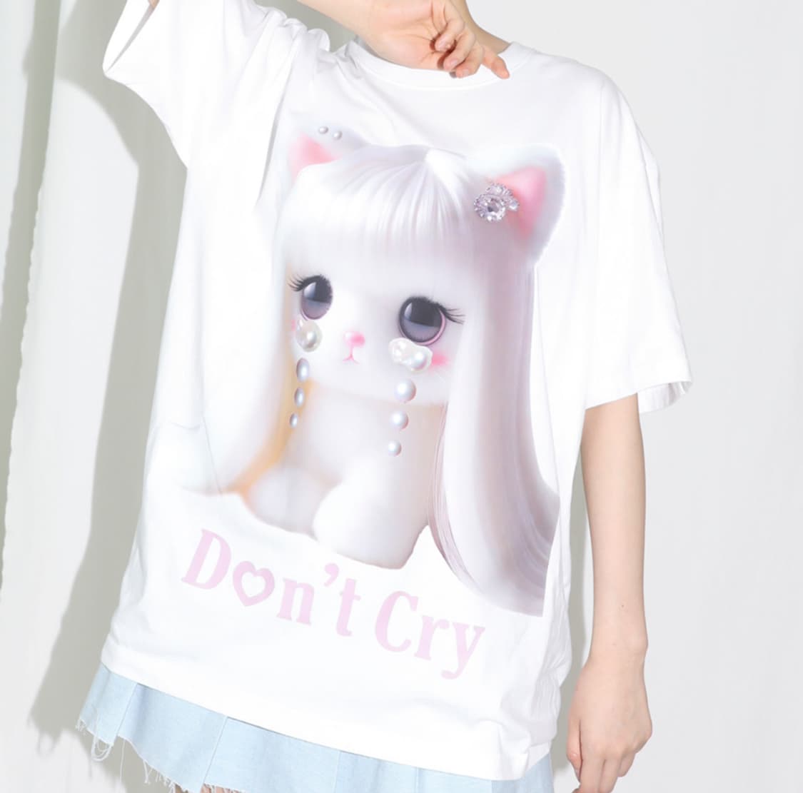 클럿스튜디오 don’t cry half t shirt 상품이미지1