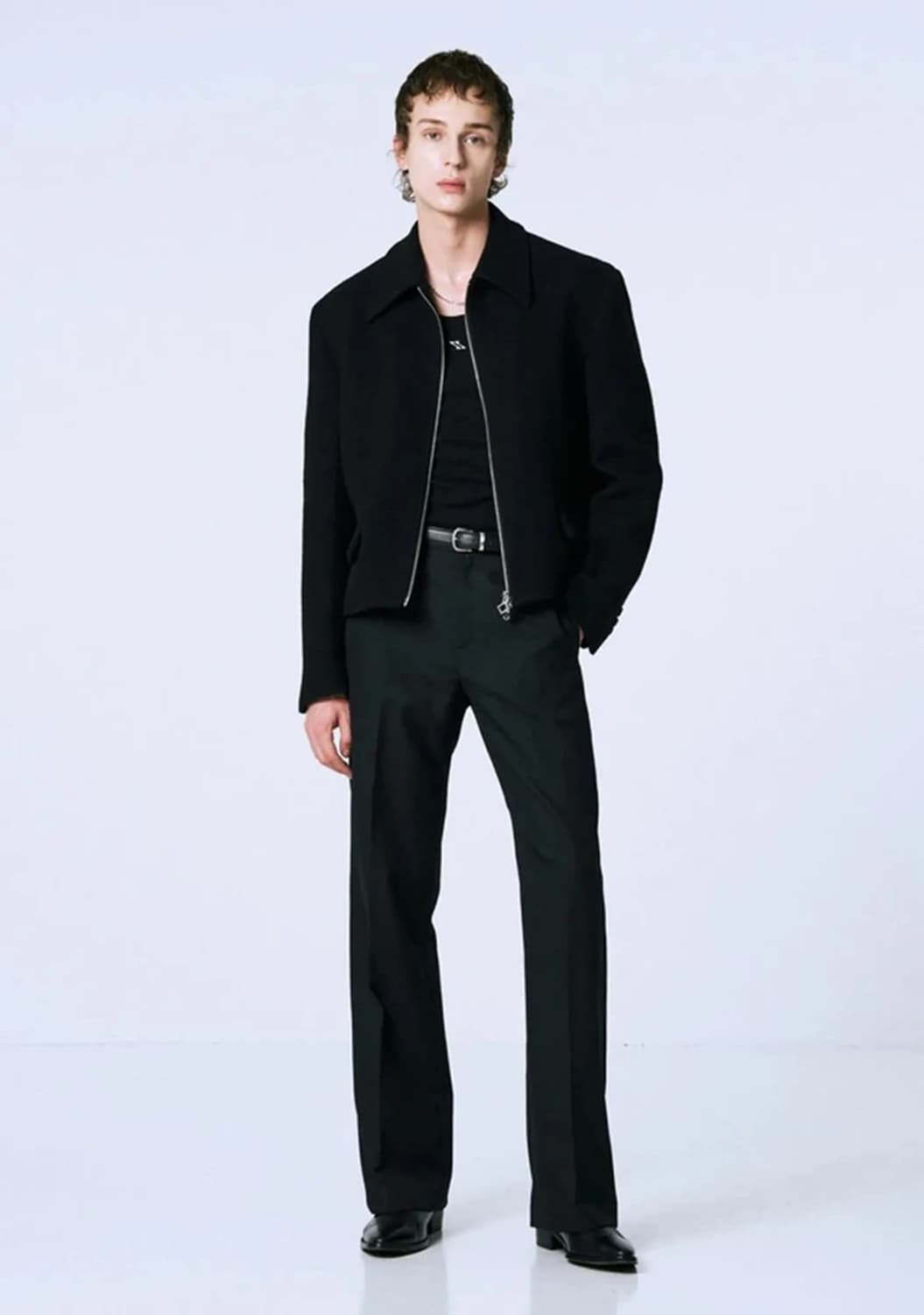 세비지 23FW 울 블랜디드 크롭 울 자켓 PN4623 상품이미지2
