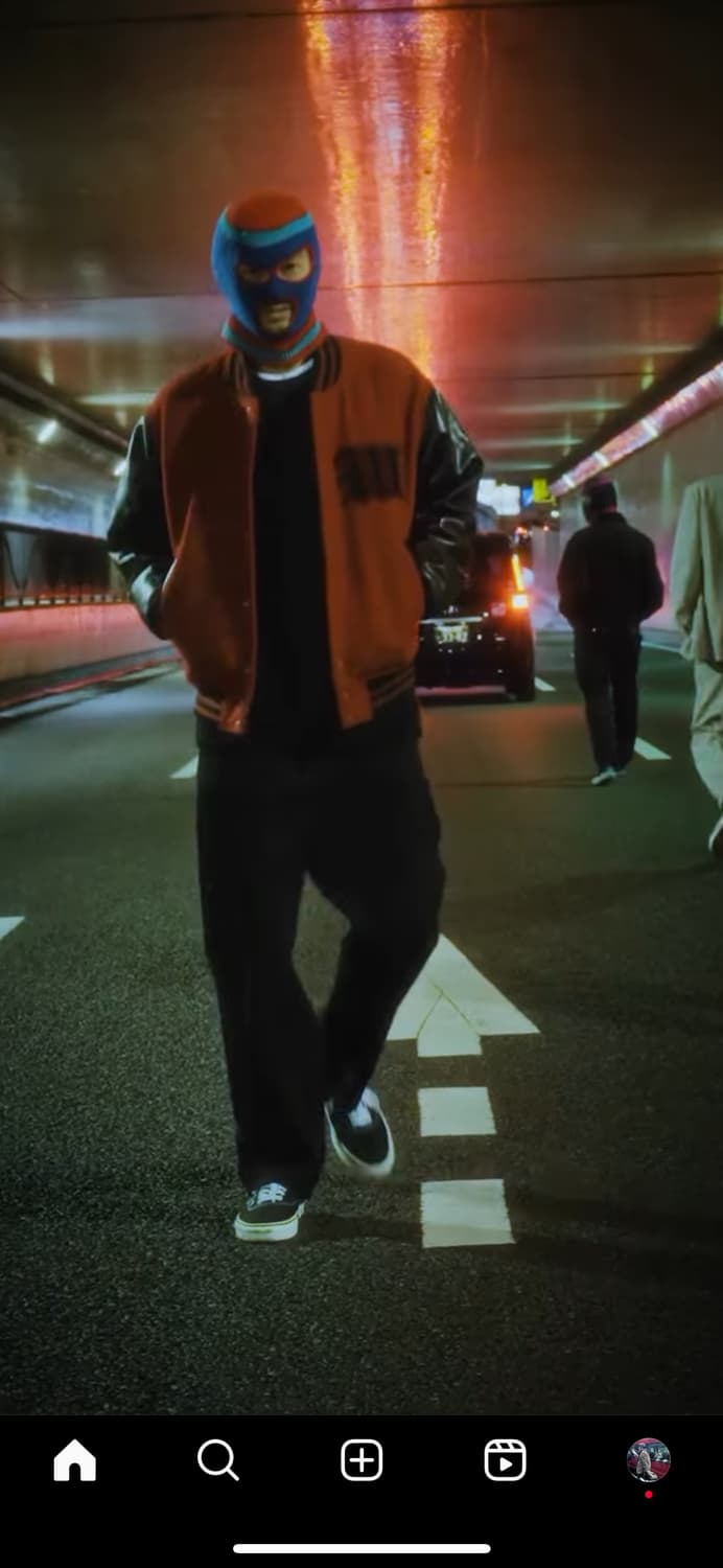 와코마리아 바시티 자켓 레드 L 상품이미지6