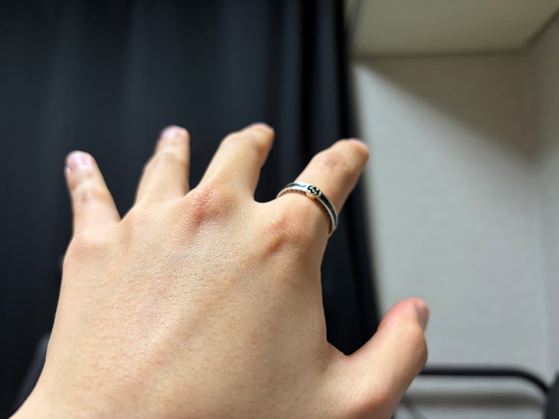 구찌 인터로킹 슬림 반지 20호 상품이미지4