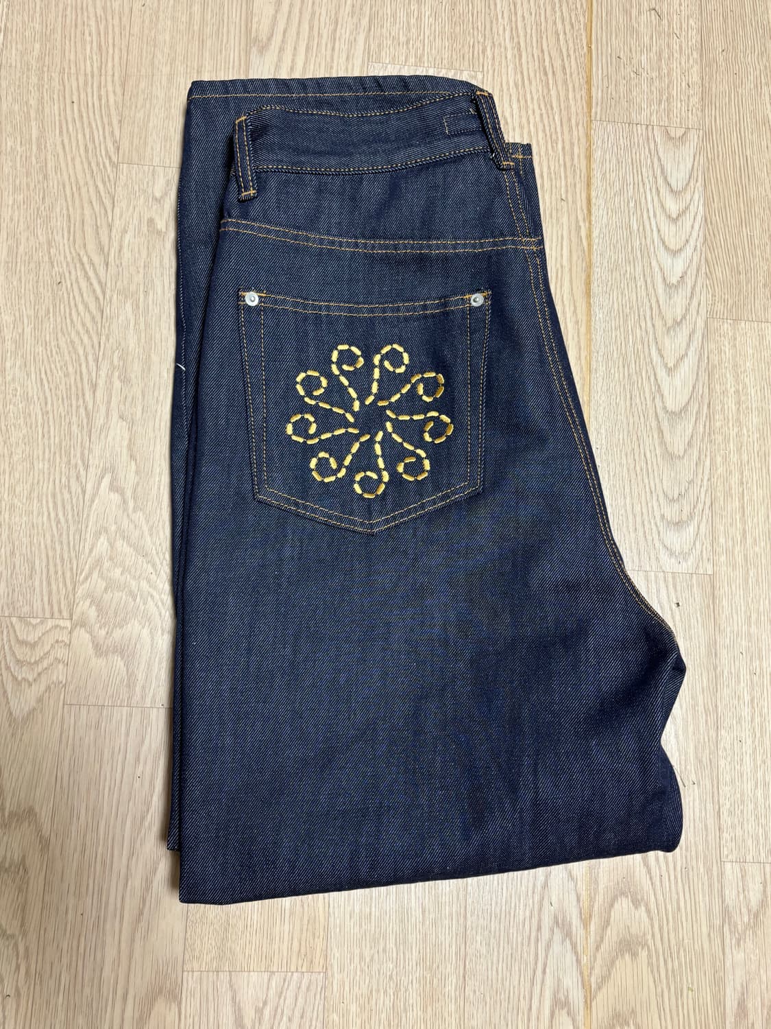 9999아카이브 Lingking wide 데님팬츠 상품이미지9