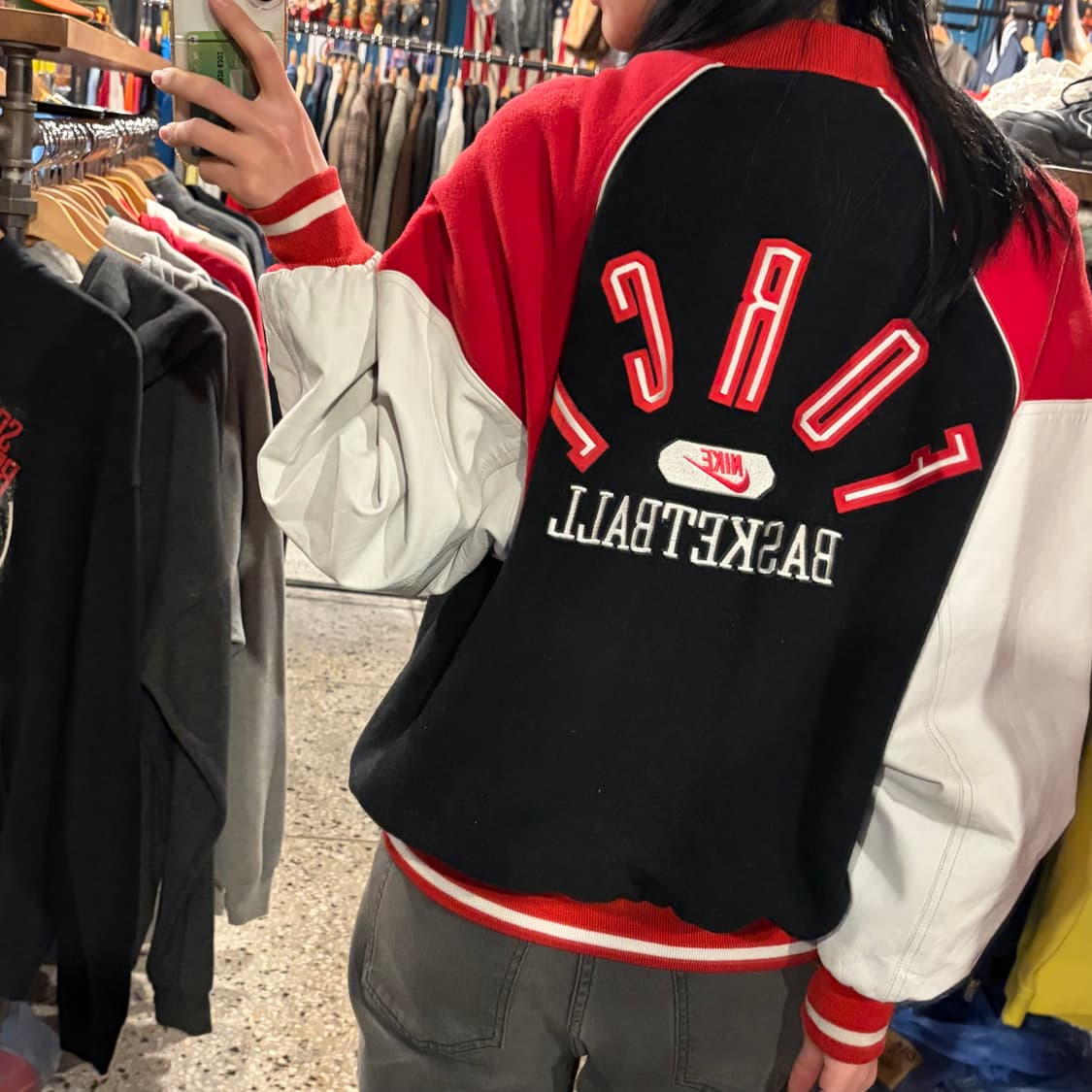 nike 나이키 자수 울 바시티 점퍼 상품이미지4