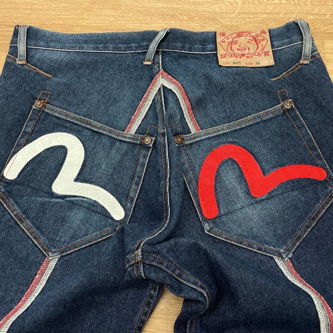 Evisu 와이드 데님 팬츠 (36) 상품이미지4