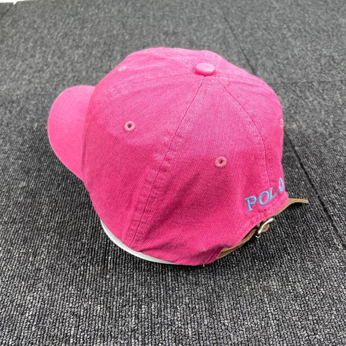 폴로 가죽 스트랩 볼캡 상품이미지2