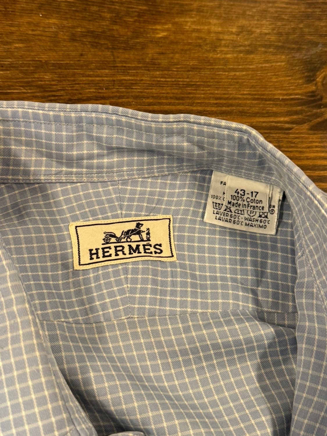 HERMES 에르메스 셔츠 100 상품이미지9