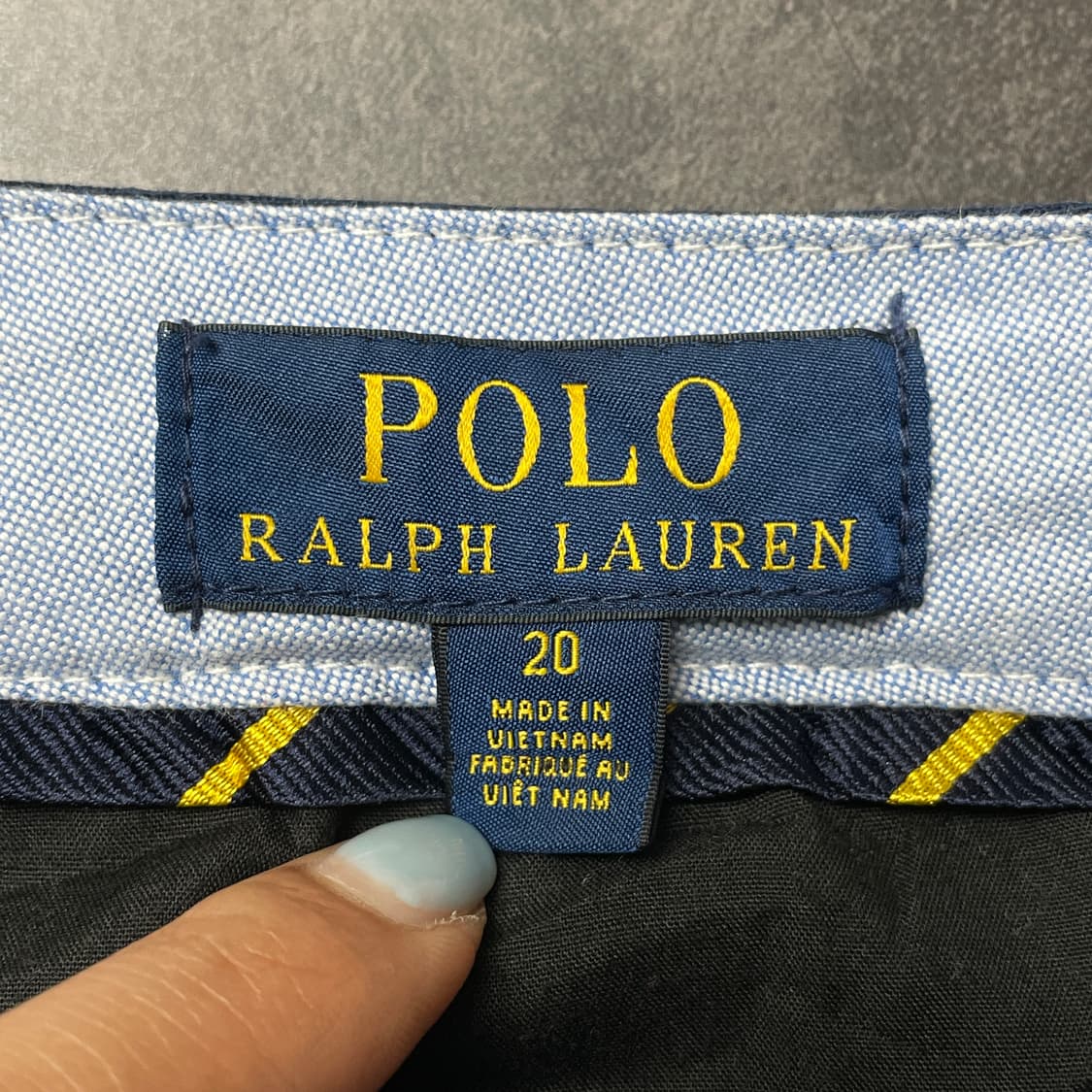RALPH LAUREN 랄프로렌 네이비 치노 하프팬츠 A01209 상품이미지9