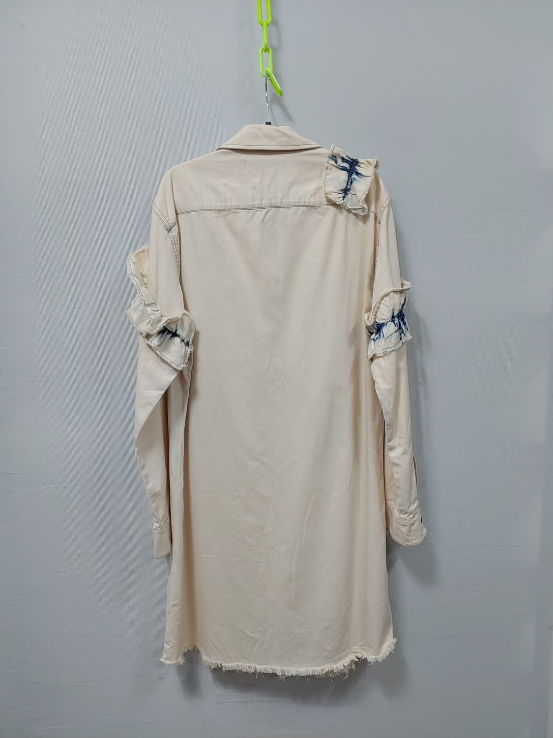 MSGM 롱 셔츠 원피스 데님 오버핏 여성 상품이미지2