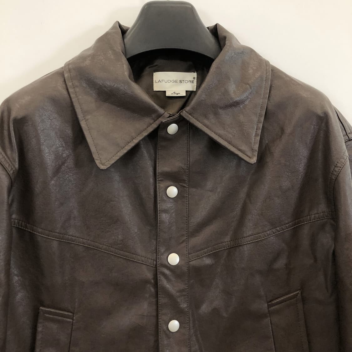 라퍼지스토어 버핑레더자켓 L 브라운  상품이미지3