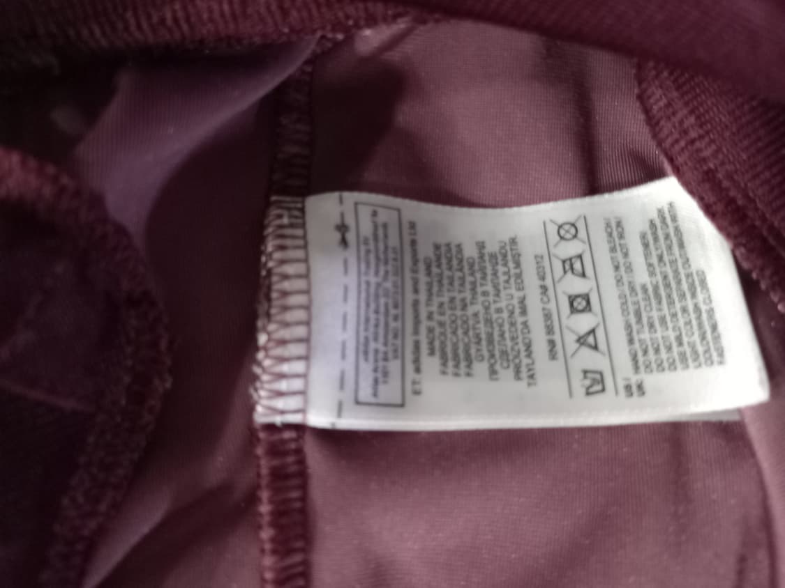 아디다스 희귀 벨벳 마룬 여자 트랙탑 저지 져지집업 90/S 상품이미지5