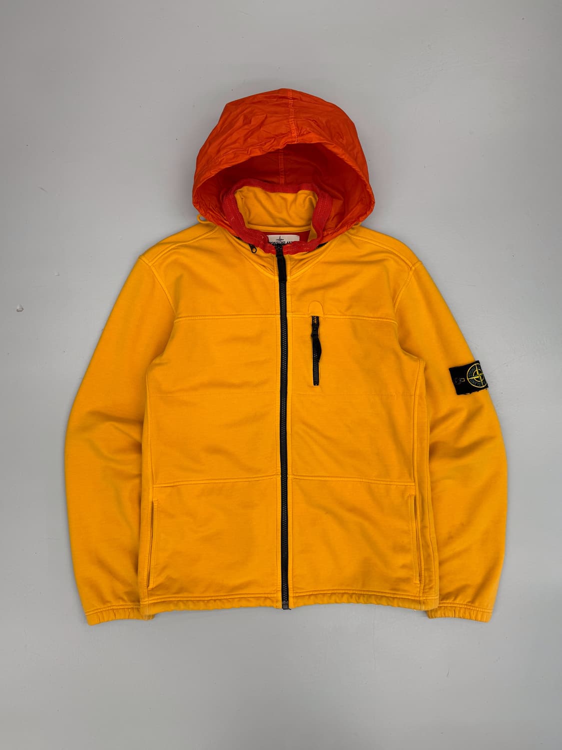 스톤아일랜드 12ss 나일론 후드 스웻 집업 자켓 상품이미지1