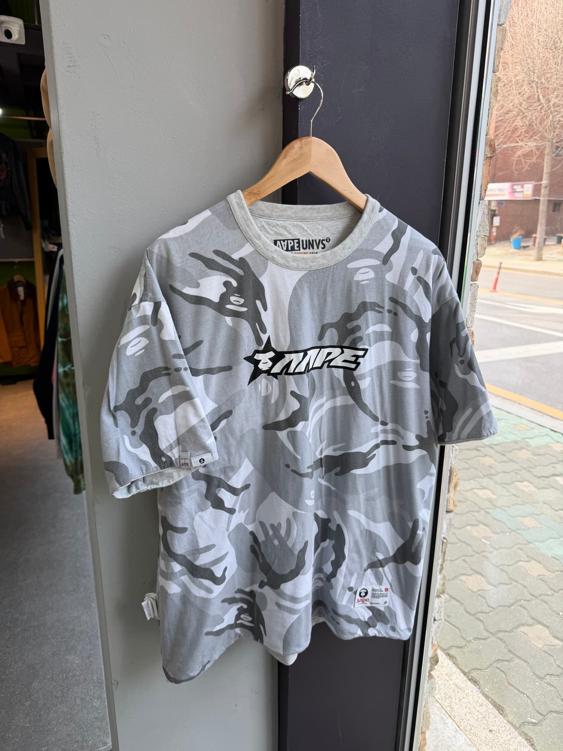 100~105/ 에이프 리버시블 라운드 반팔 상품이미지7