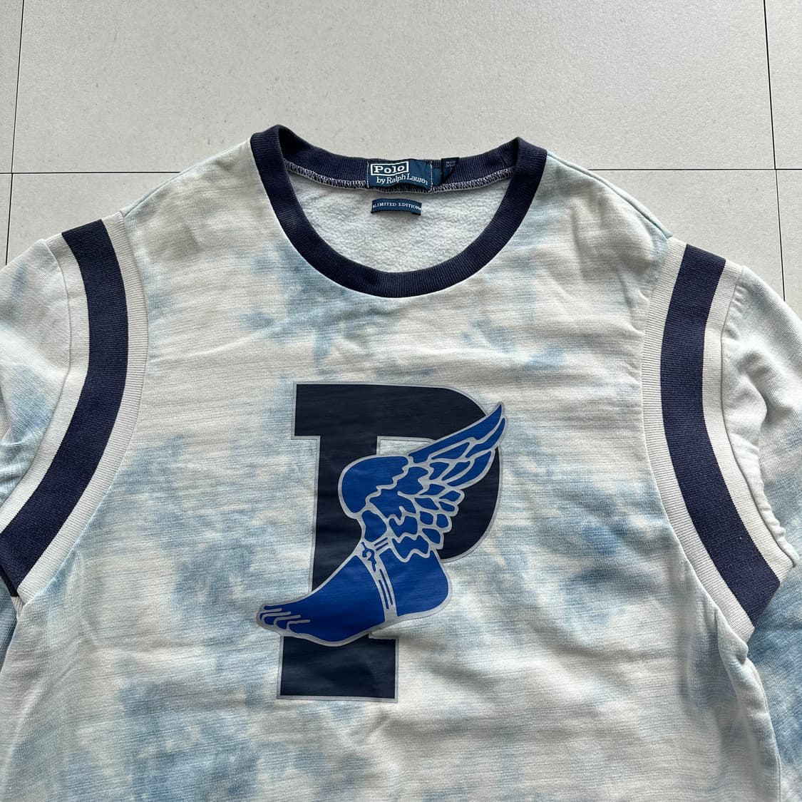 리미티드 폴로 랄프로렌 인디고 스테디움 P-WING 맨투맨 L 상품이미지2