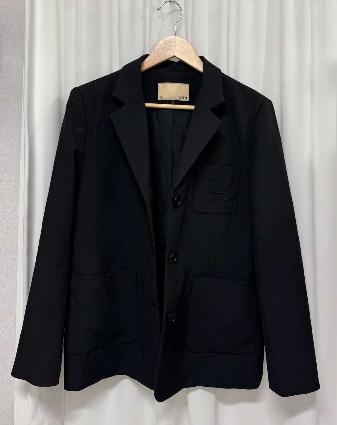 NAIN 나인 블랙 자켓 상품이미지1