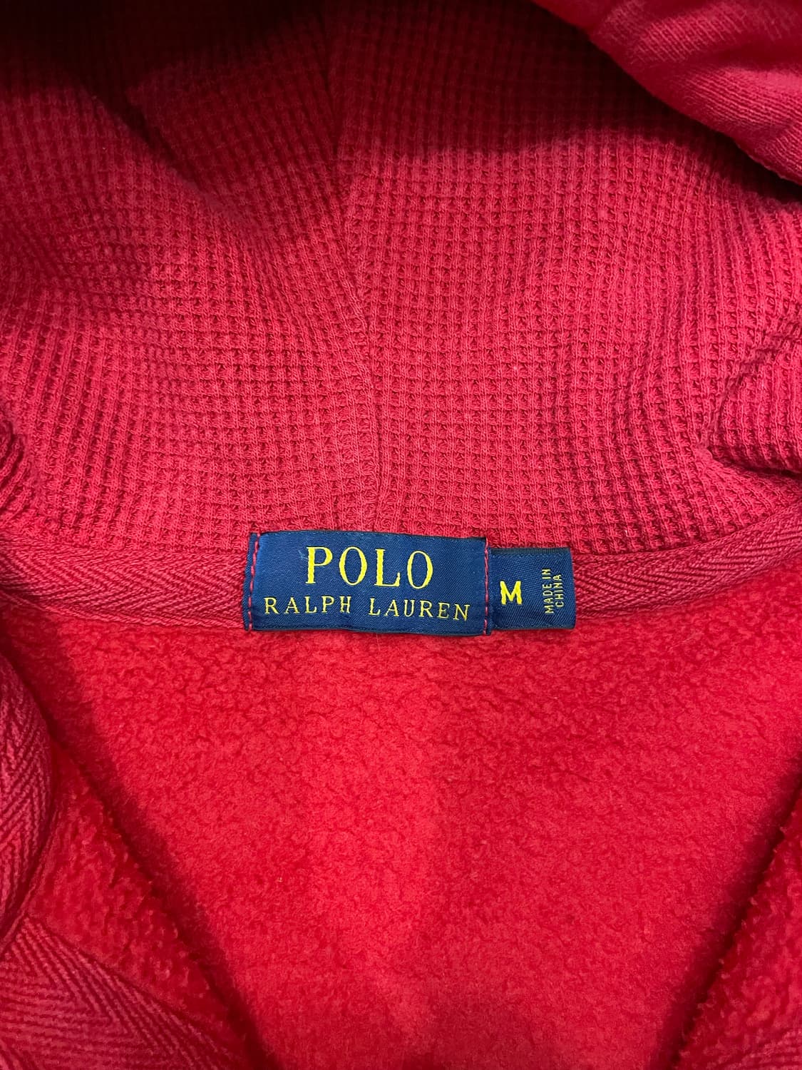 폴로 랄프로렌 레드 써멀 후드집업 상품이미지7