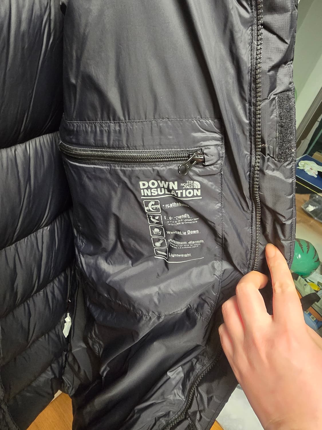 노스페이스롱패딩 고어윈드스토퍼 상품이미지6