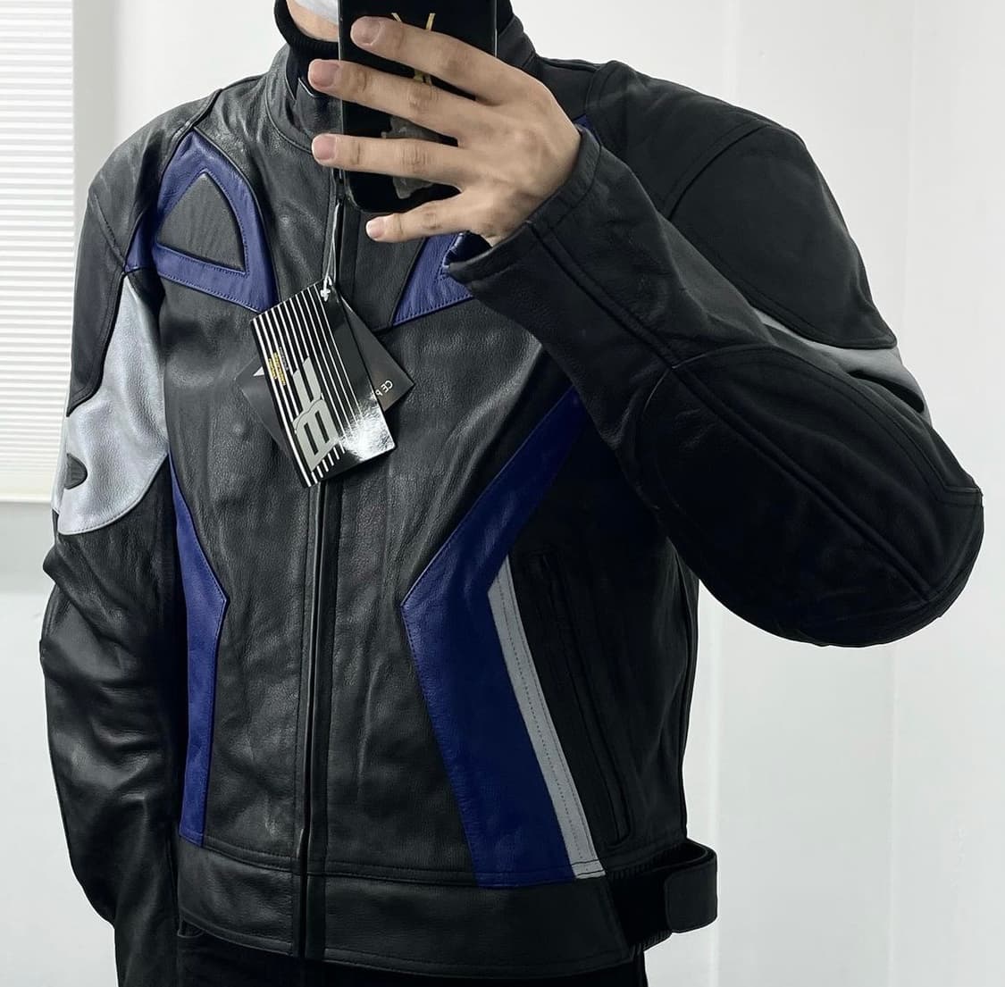 (새상품) XL BF 소가죽 레이싱 자켓 상품이미지5