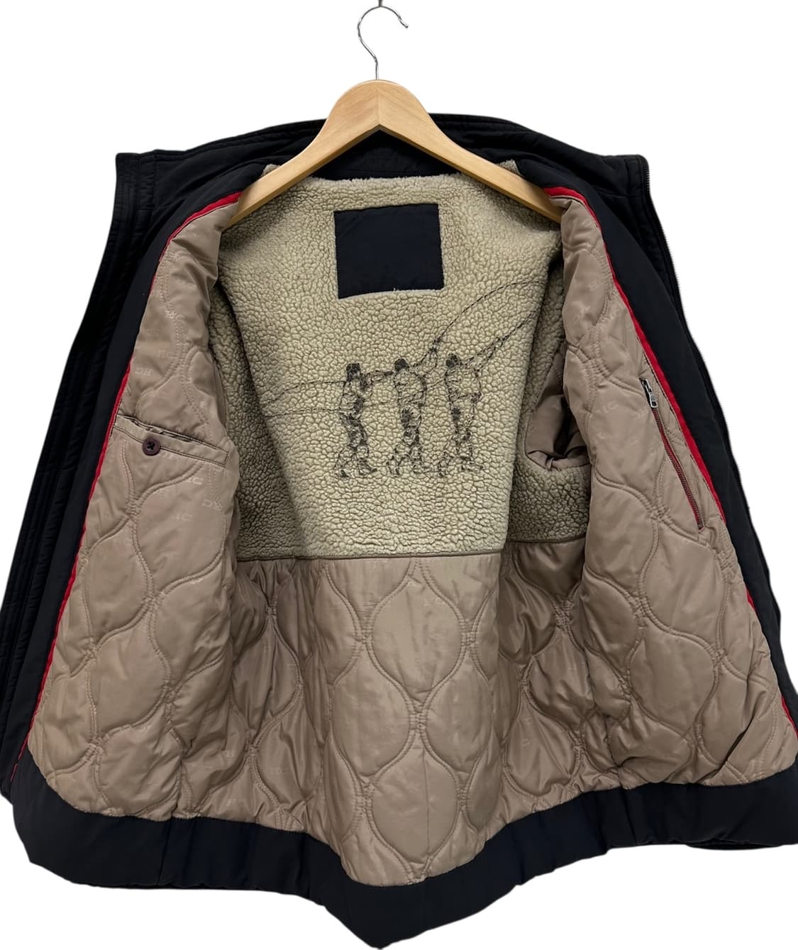 헨리코튼 도톰 기모자켓 블랙 (L) 상품이미지8