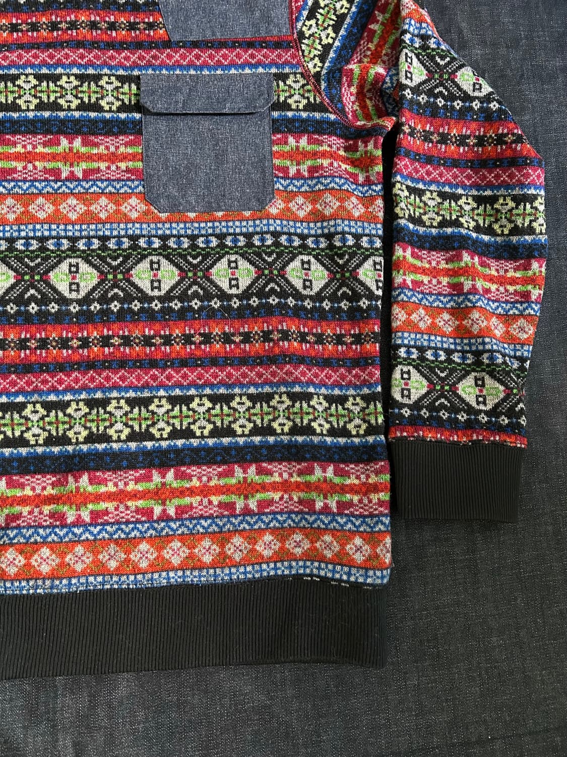 컬럼비아 페어아일 패턴 니트 상품이미지5