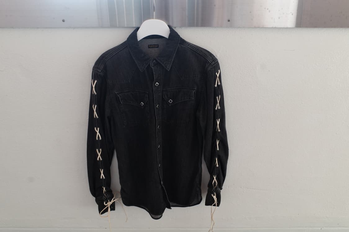 Kapital Lace-Up Denim Shirt 상품이미지1