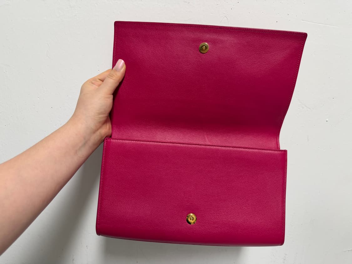 [정품] 입생로랑 핫핑크 클러치 상품이미지7
