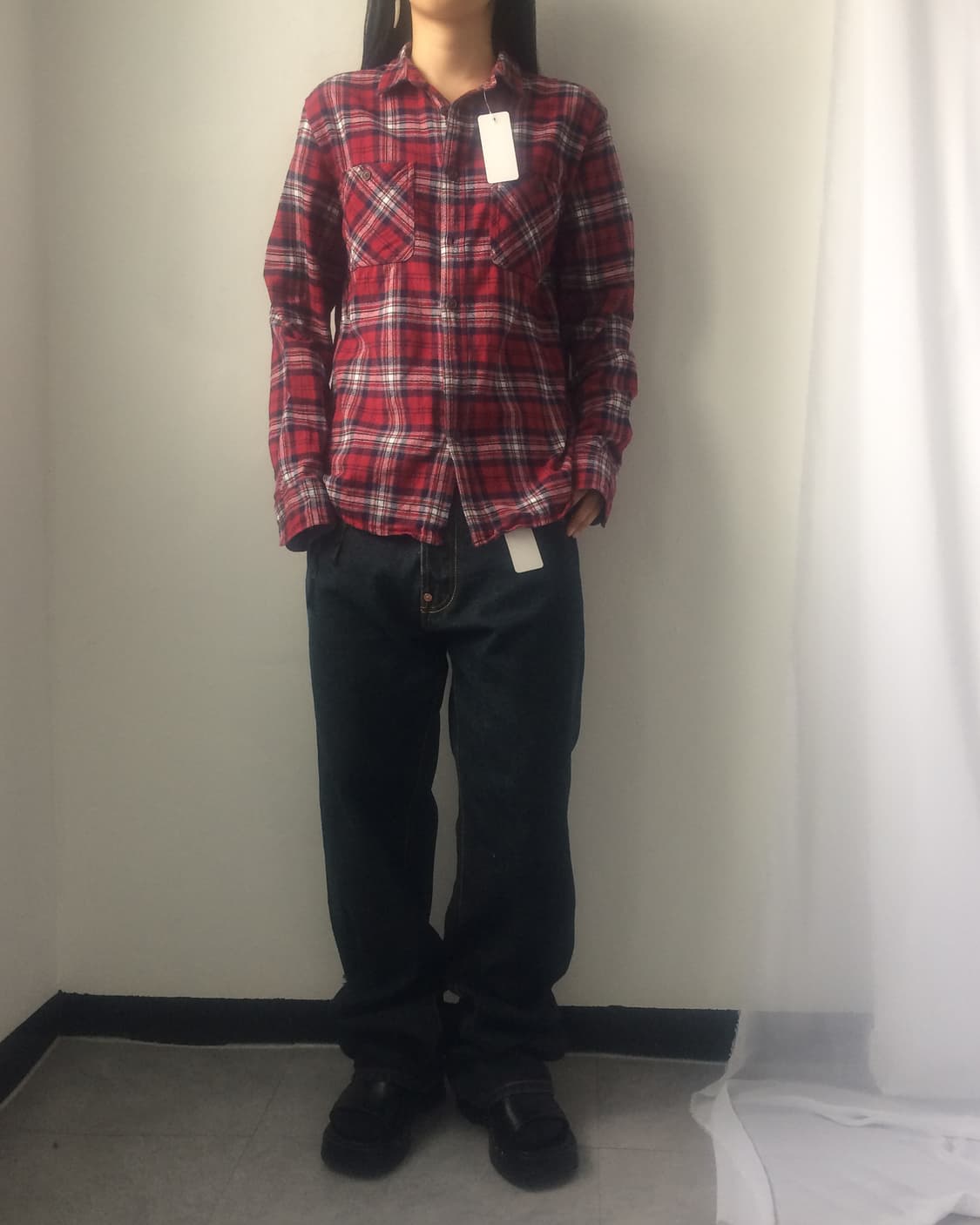 Check pattern shirt 상품이미지5