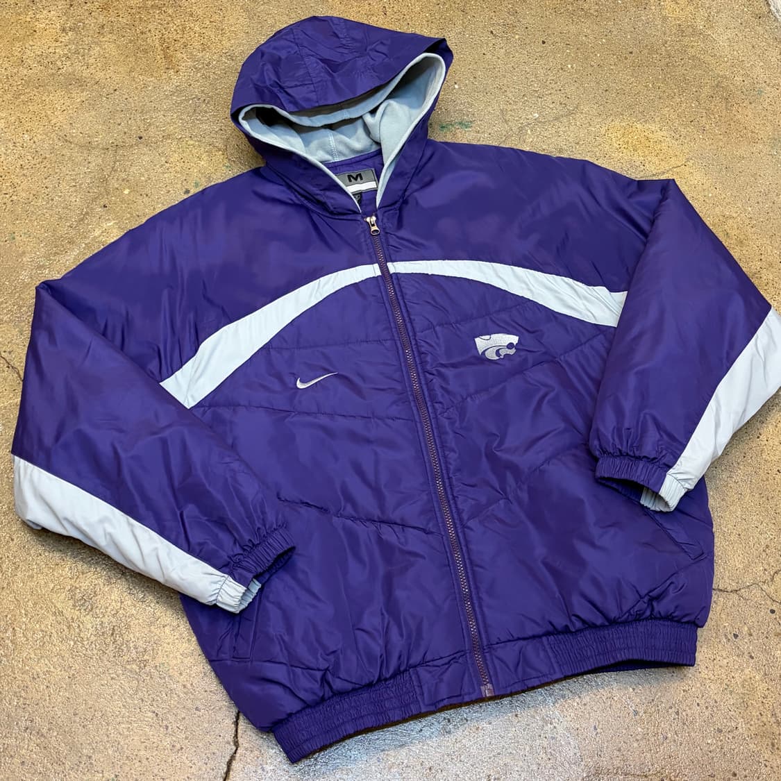 레어 90s 미국 빈티지 나이키 캔자스 패딩점퍼 상품이미지2