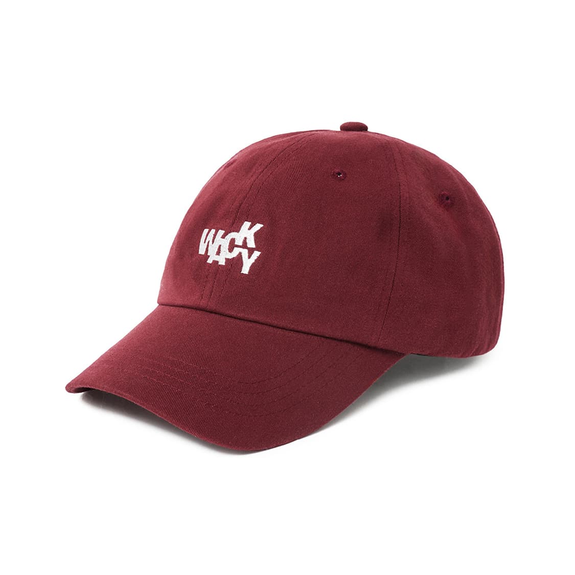 WACKY 웨키 베이직 볼캡 (와인) 상품이미지2