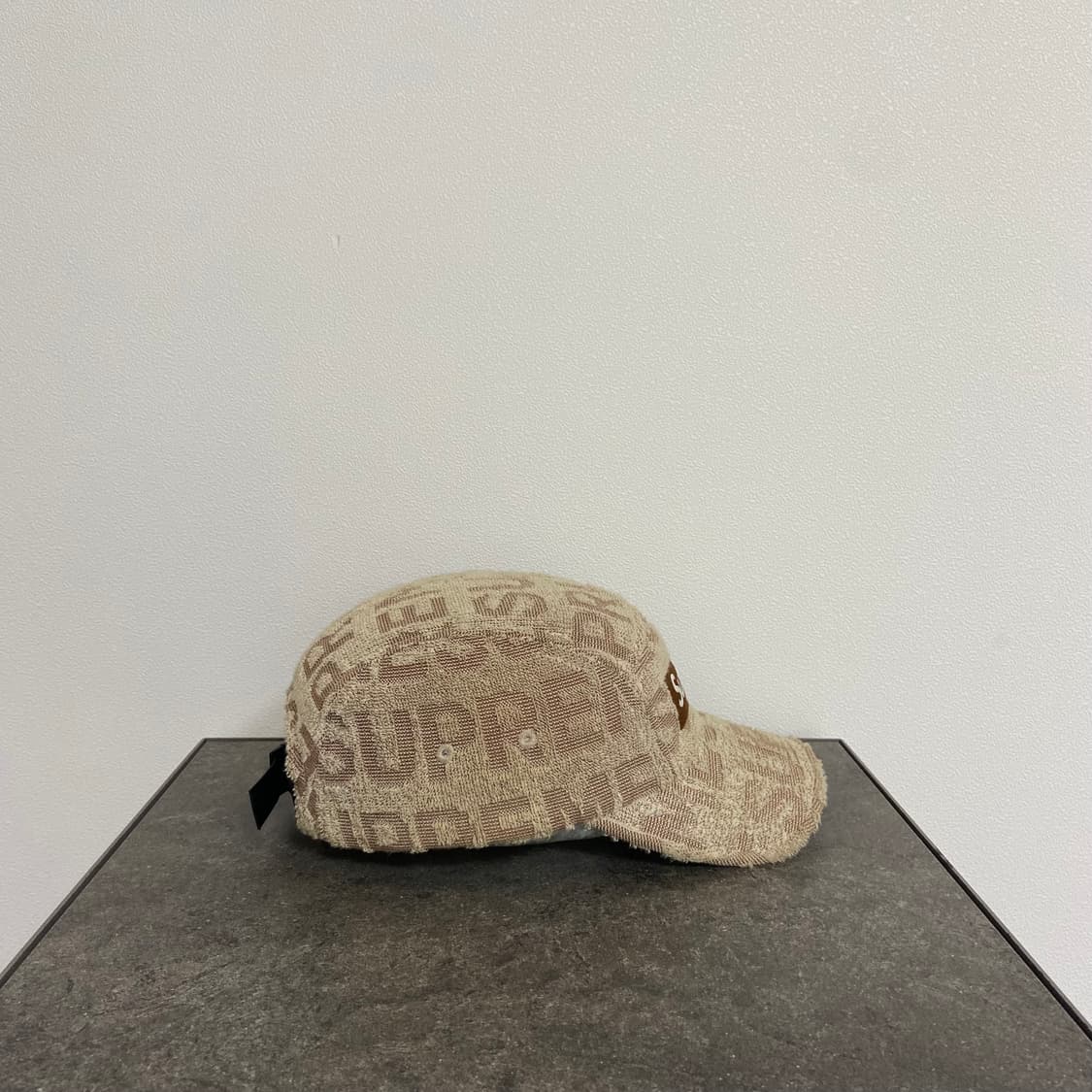 (OS) 슈프림 박스로고 캠프캡 모자 스펠아웃 베이지 상품이미지3