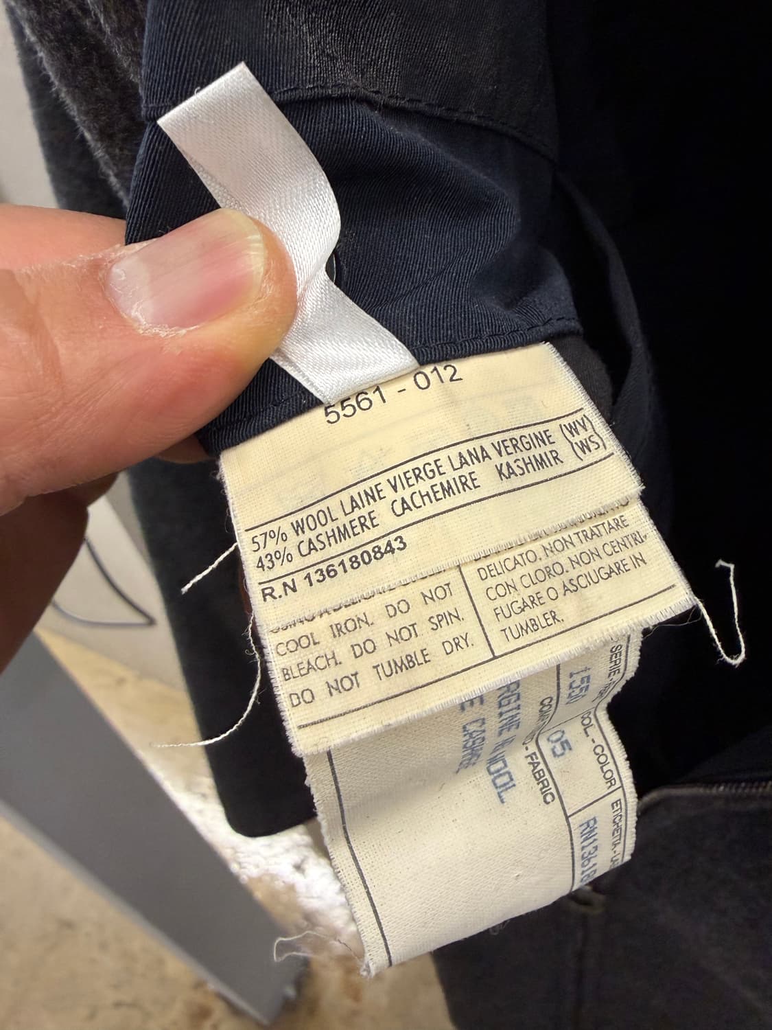 살바토레 페라가모 캐시미어 울 코트 46 상품이미지6