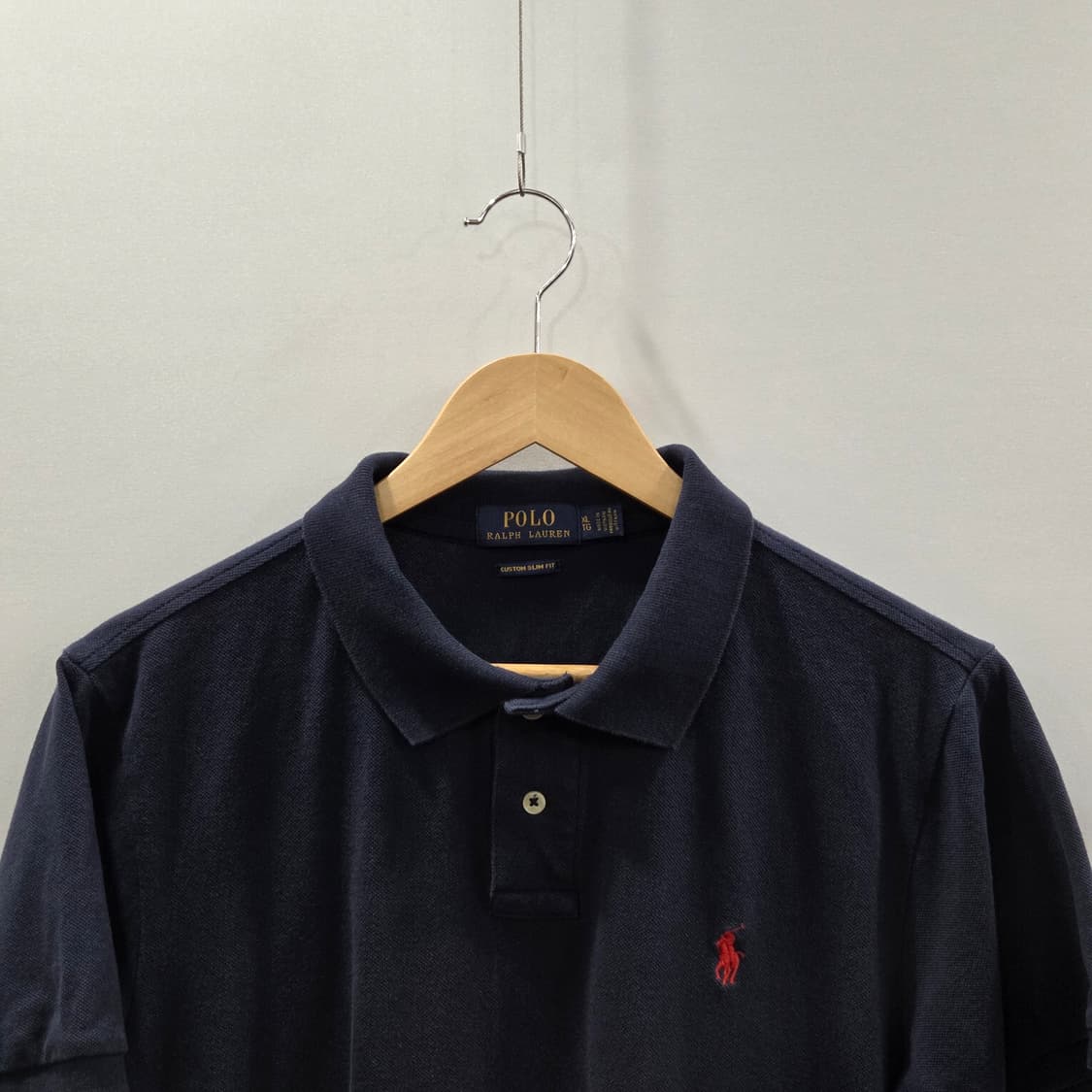 폴로랄프로렌 우먼 피케 카라티 네이비 XL 상품이미지2