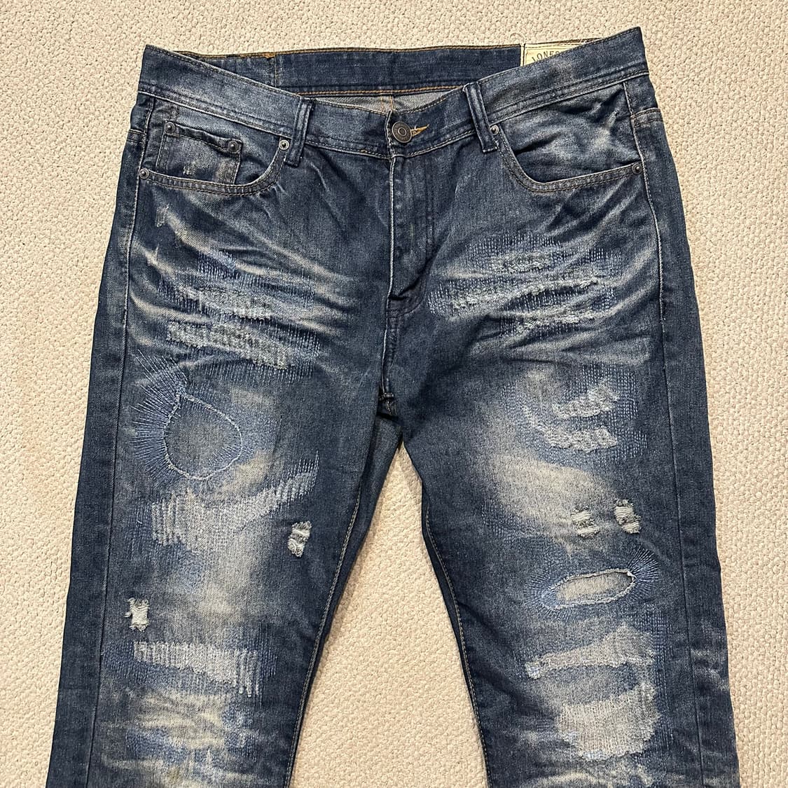 Lonestar 보로 데님 팬츠 상품이미지3