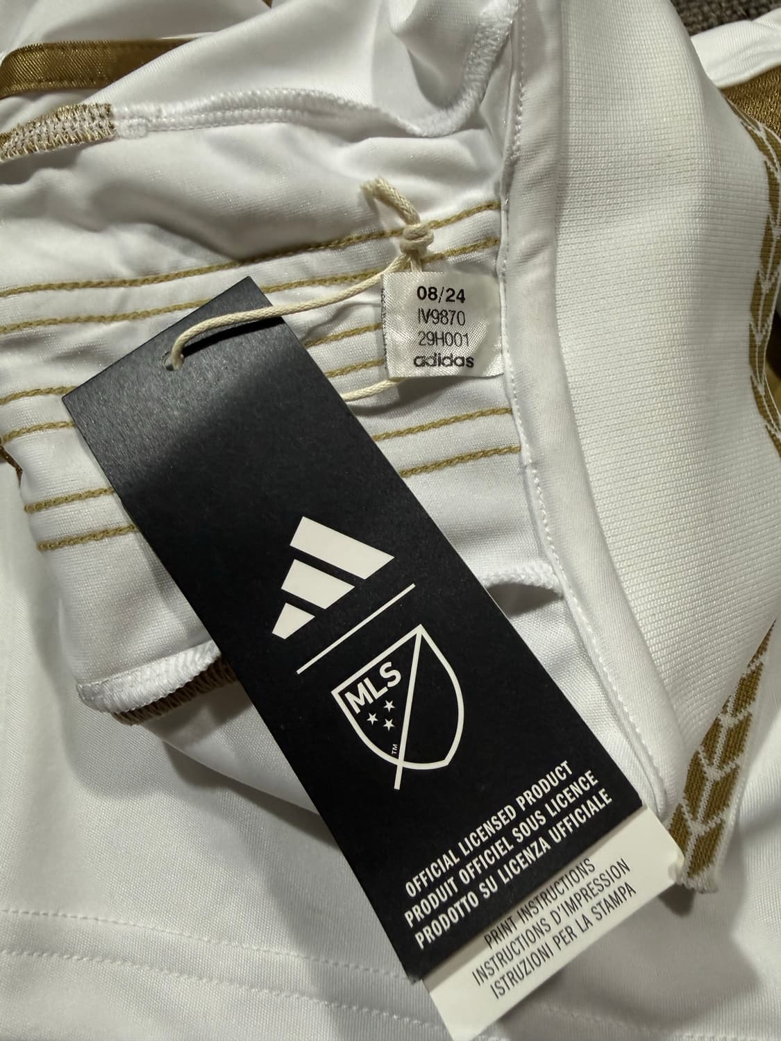 Adidas 아디다스 LAFC 어웨이 노마킹 유니폼 상품이미지5